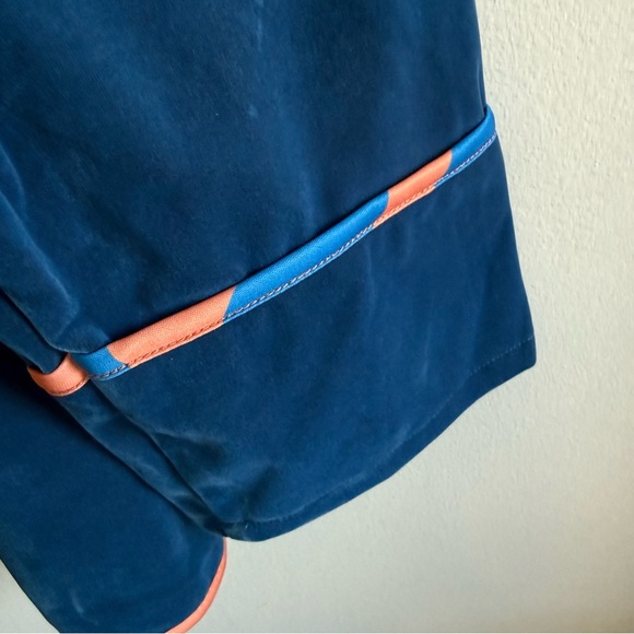 Wicked Shiz University Costume Teal Blue Velvet Blazer Jacket Men size XL - Picture 10 of 16